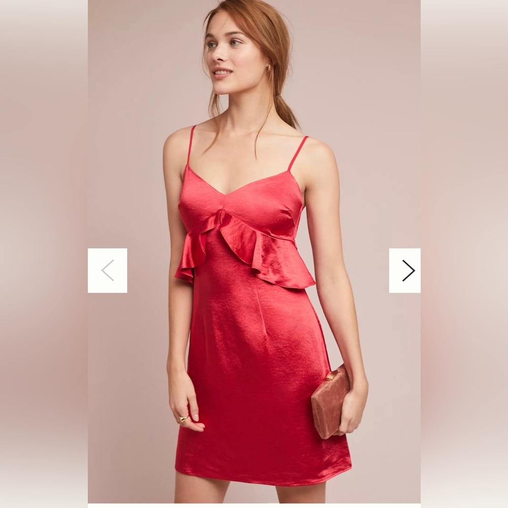 Anthropologie Lucy Paris Felicity Ruffled Dress